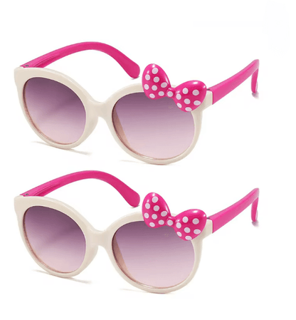 Kids Big Frame Bow Sunglasses 3