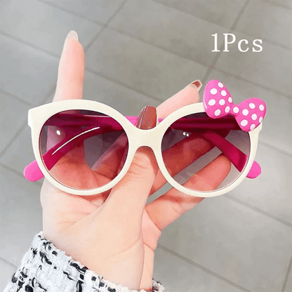 Kids Big Frame Bow Sunglasses 6
