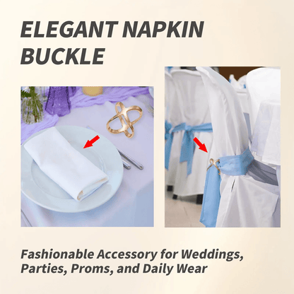 Elegant X Shape Scarf Clip 2
