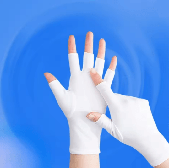 UV Protection Nail Art Gloves 12