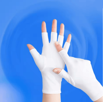UV Protection Nail Art Gloves 12