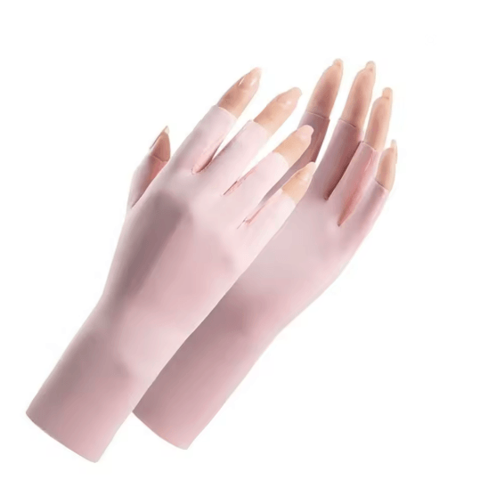 UV Protection Nail Art Gloves 3