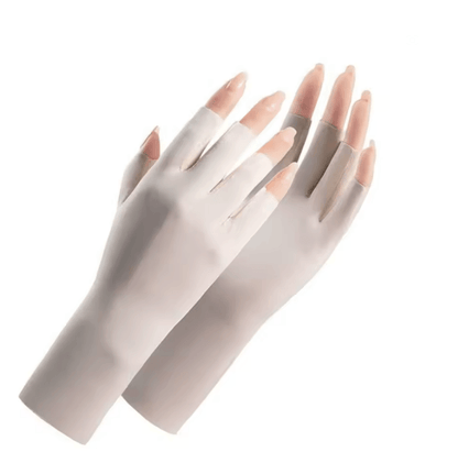 UV Protection Nail Art Gloves 6