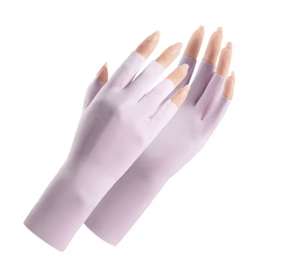UV Protection Nail Art Gloves 7