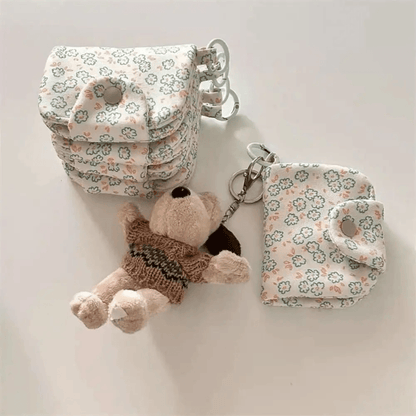 Cute Floral Coin Purse Card Holder
