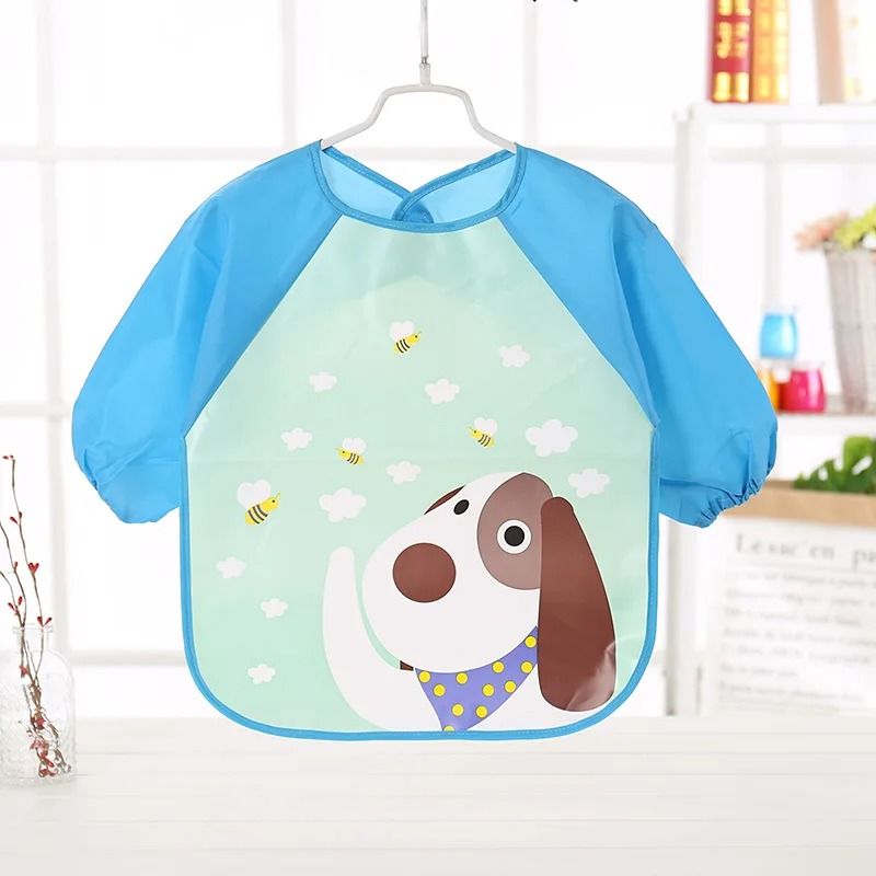 Waterproof Long Sleeve Baby Feeding Smock 4