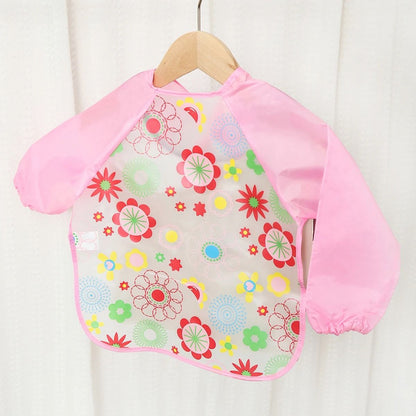 Waterproof Long Sleeve Baby Feeding Smock 22