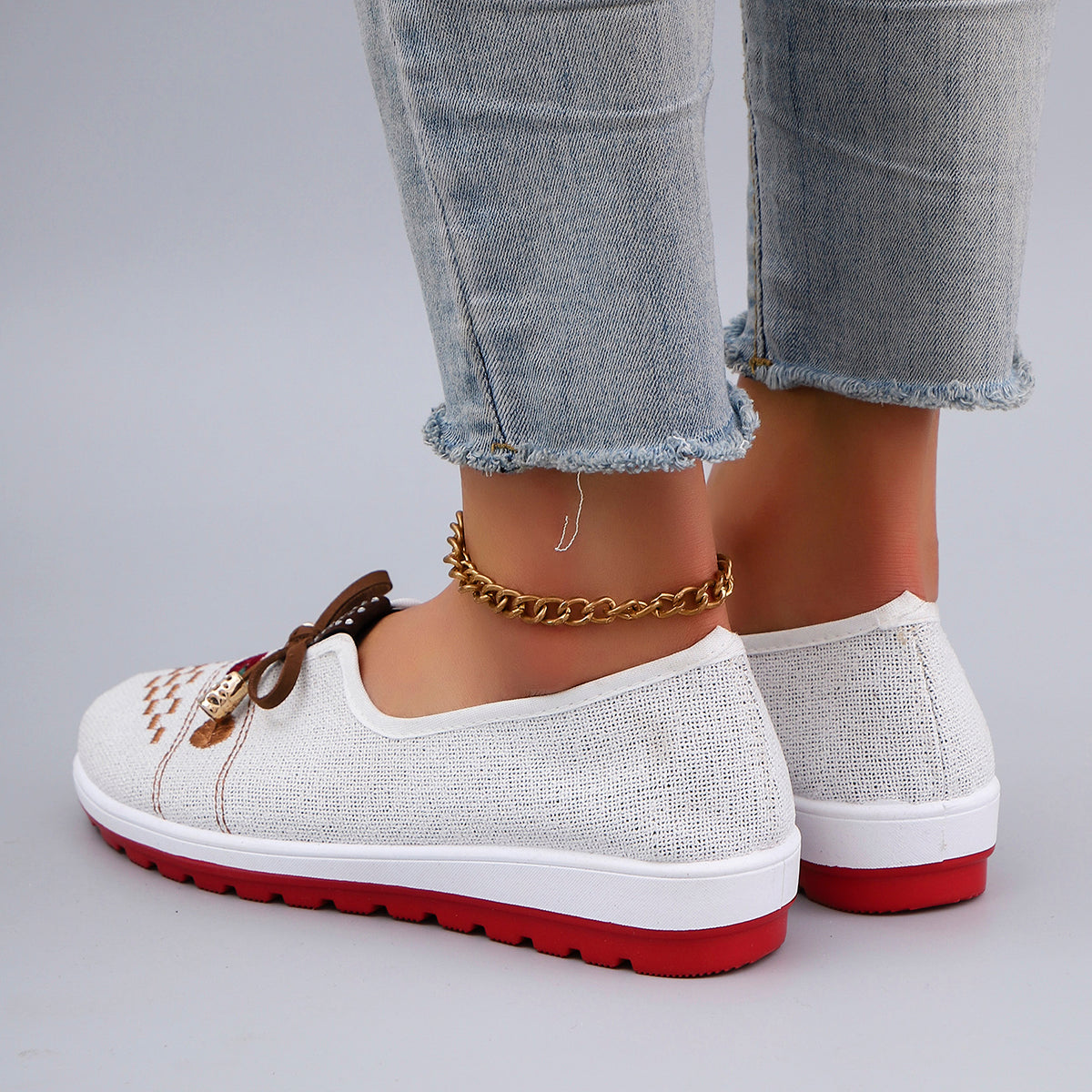 Breathable Mesh Flat Shoes For Women Casual Sneakers Clearance Shoes 5