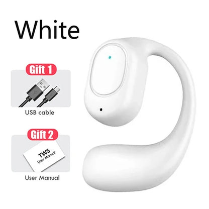 Bluetooth Wireless Headphones, Bone Conduction Earphones, Handsfree Noise Canceling Headset for Driving