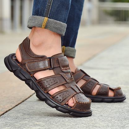 High Quality Genuine Leather Casual Shoes For Men Classic Summer Outdoor Walking Men Sneakers Breat