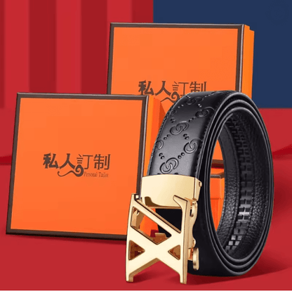 Mens Premium Leather Business Belt 3