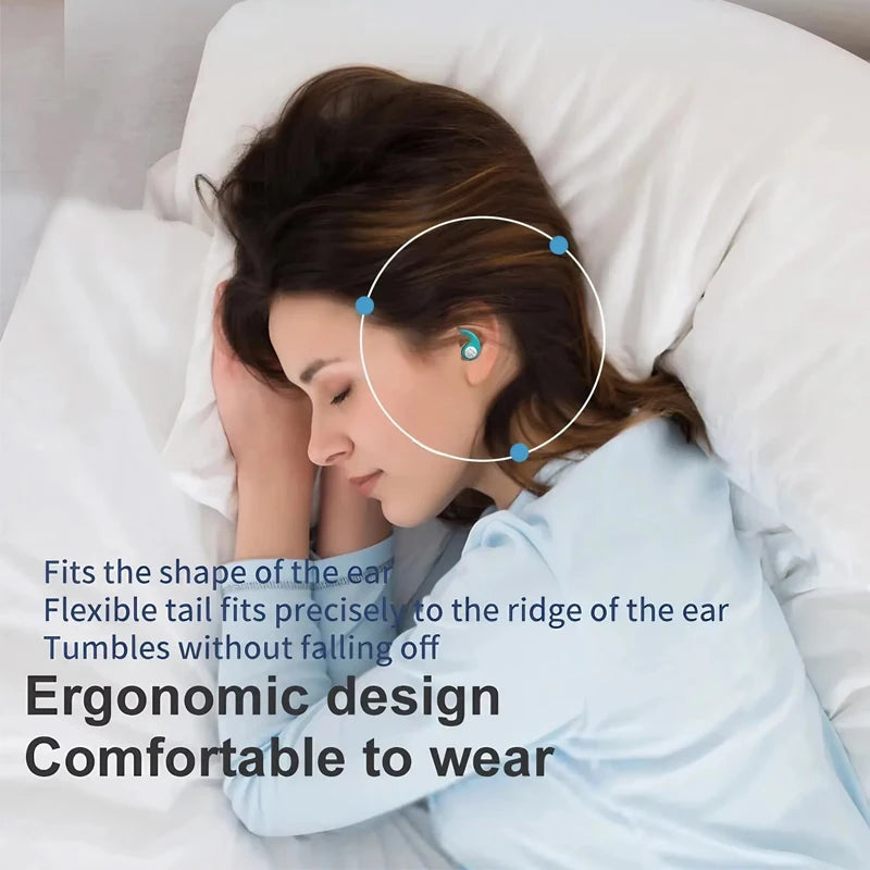 Soft Silicone Earplugs Waterproof Comfortable Fit Noise Cancelling For Sleep Swimming Silent Enviro