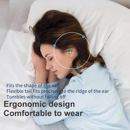 Soft Silicone Earplugs Waterproof Comfortable Fit Noise Cancelling For Sleep Swimming Silent Enviro