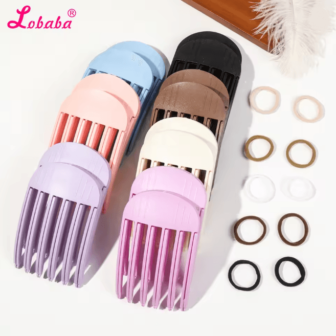 Volumizing Hair Lift Clips and Ties Set