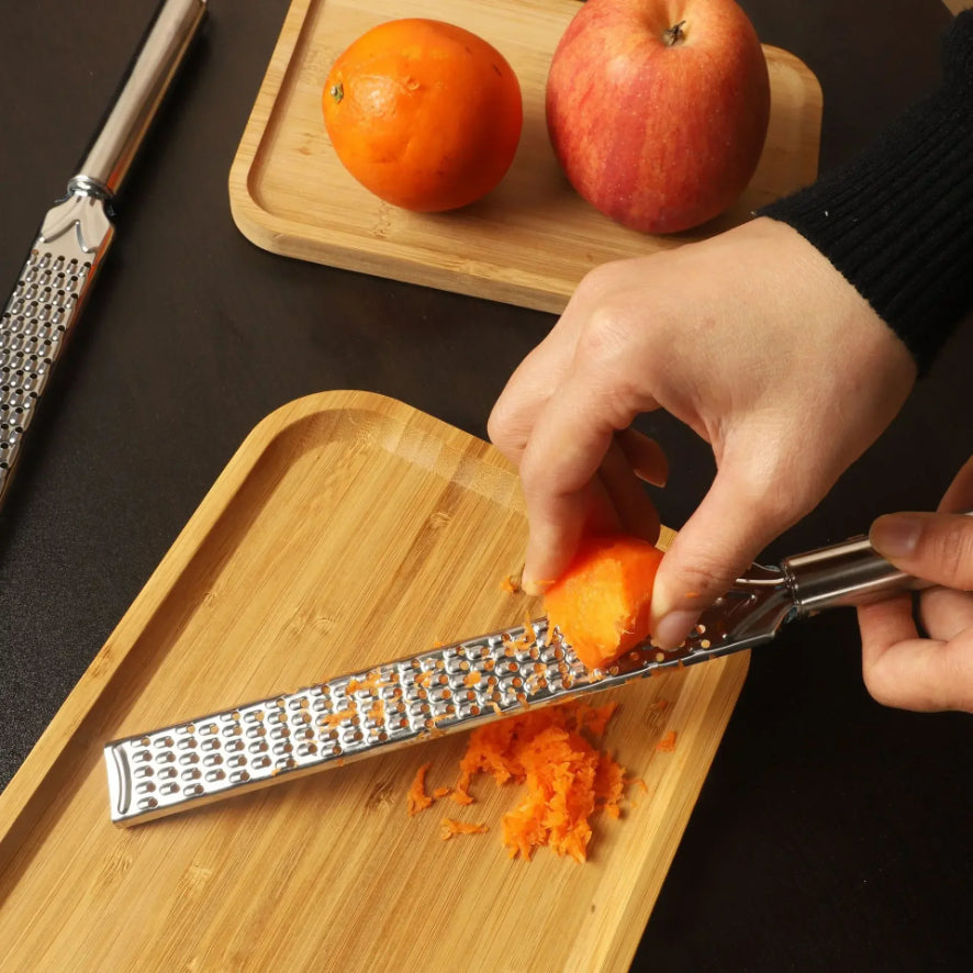 Stainless Steel Garlic Grater, Handheld Cheese Grinder, Vegetable Fruit Grinder, Lemon Zester, Ginger Cheese Grinding