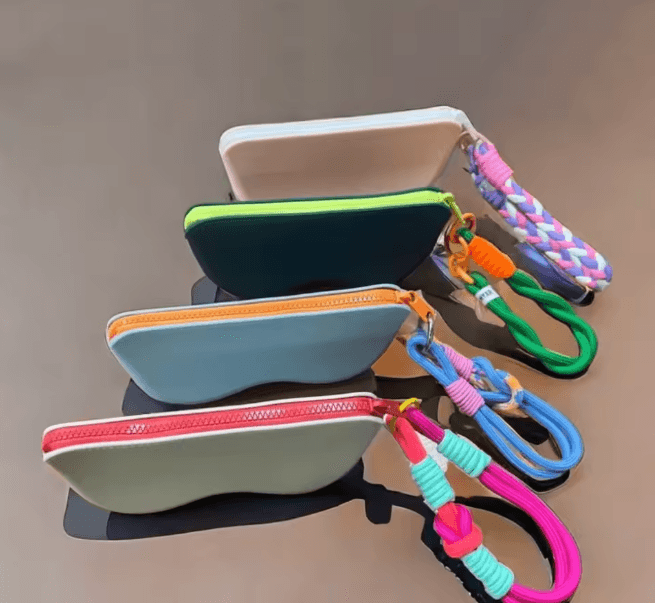 Silicone Zipper Eyeglass Case