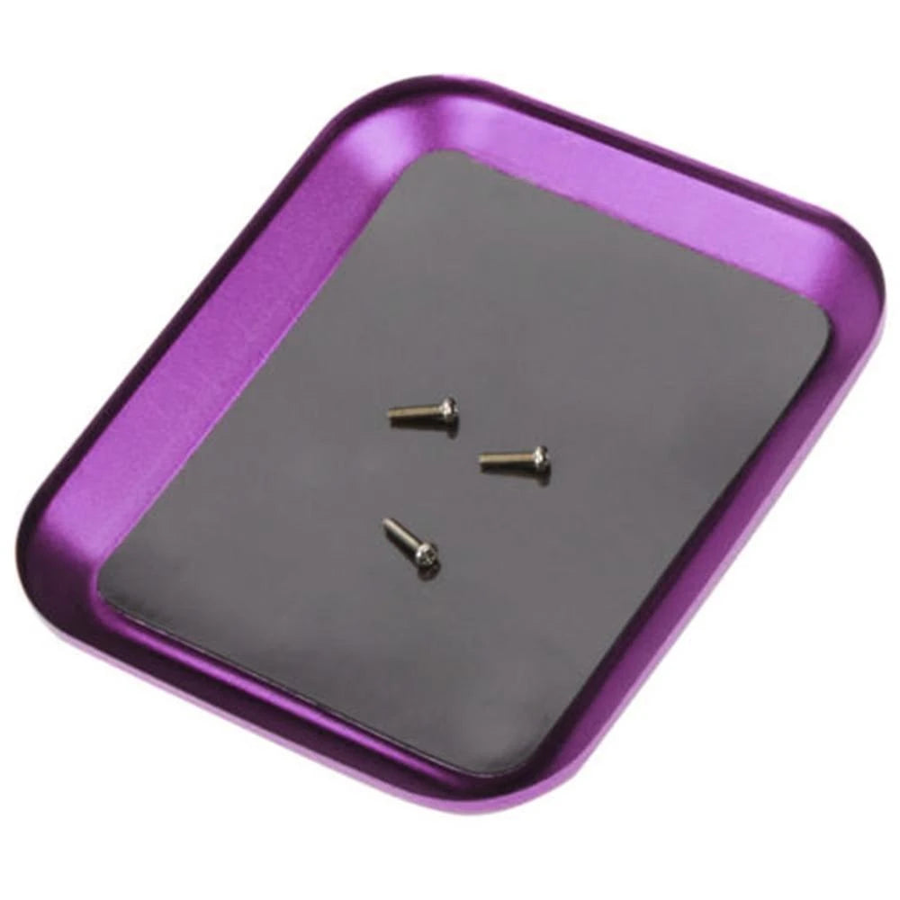 RC Repair Tool Aluminium Alloy Magnetic Screw Tray Plate For Axial Boat Car Crawler Model Repair To 4