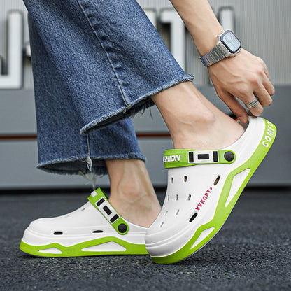 Men Summer Sandals Light EVA Clogs Outdoor Beach Shoes Platform Casual Male Garden Hole Slippers 3