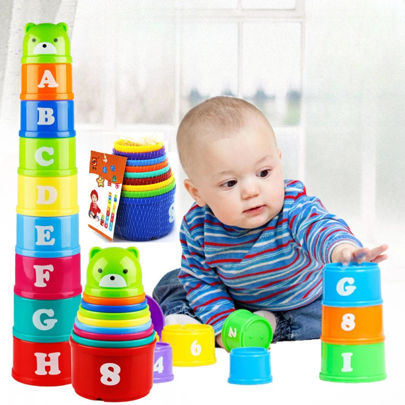 Hand Speed Competition Fold Cup, Kid Brain Response Game, Early Education Puzzle, Child Stack Toy