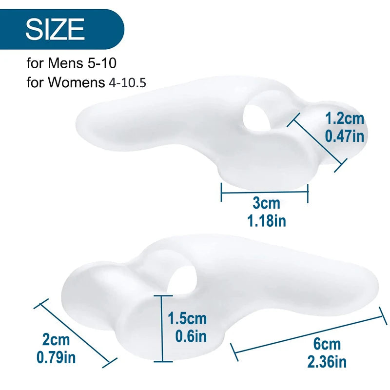 Soft Big Toe Corrector, Get Relief from Bunions for Long-term Comfort, Perfect for Night and Home Use