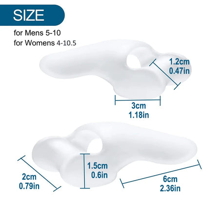 Soft Big Toe Corrector, Get Relief from Bunions for Long-term Comfort, Perfect for Night and Home Use
