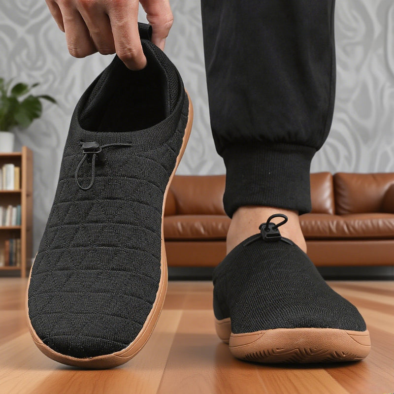 Wide Barefoot Shoes For Men Breathable Knitted Mesh Walking Sneakers Zero Drop Casual Sneakers 6