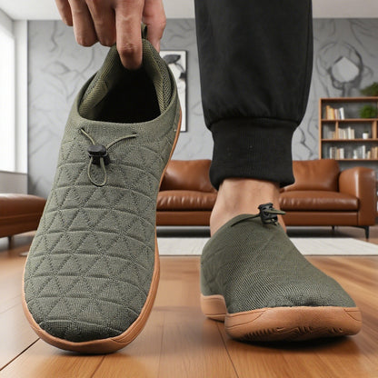 Wide Barefoot Shoes For Men Breathable Knitted Mesh Walking Sneakers Zero Drop Casual Sneakers 8