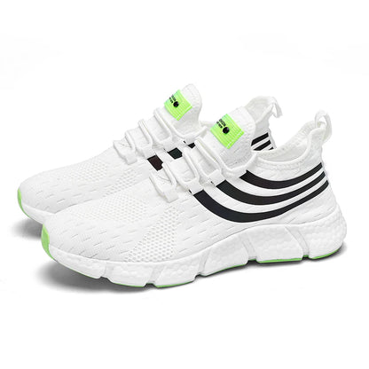 Summer Mesh Mens Running Shoes Comfortable Lightweight Fashionable Outdoor Tennis Sneakers Versatile Breathable Balance