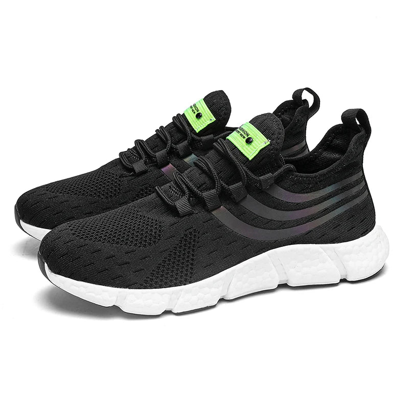 Summer Mesh Mens Running Shoes Comfortable Lightweight Fashionable Outdoor Tennis Sneakers Versatile Breathable Balance