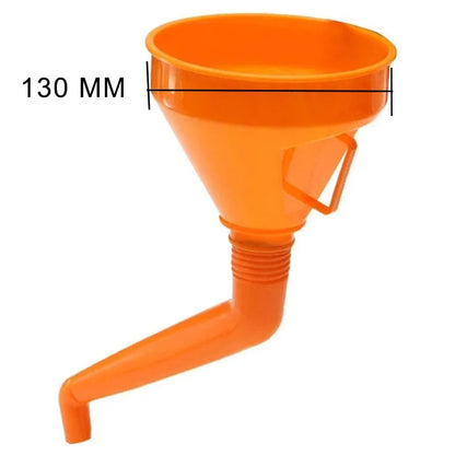 Refueling Funnel with Filter, Motorcycle Gasoline Oil Funnel, Long Mouth Car Repair Tools