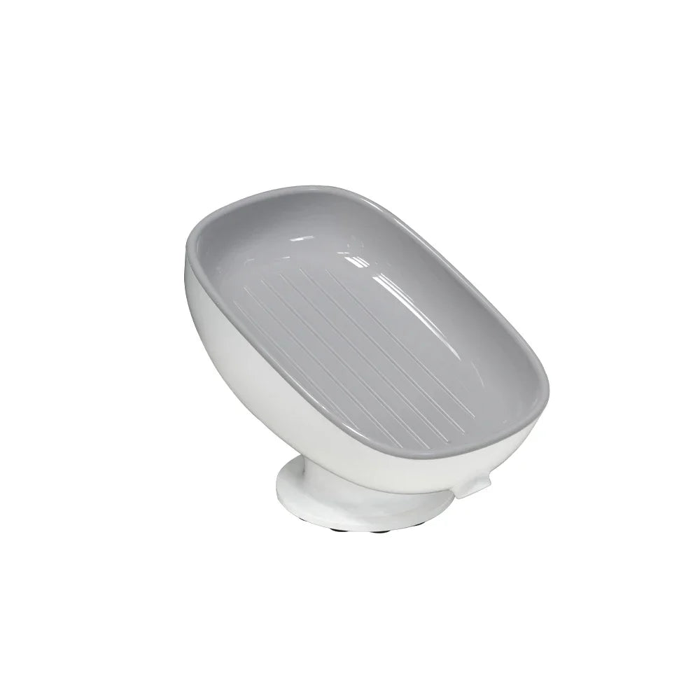 Bathroom Soap Dishes Holder With Self Draining Soap Box Super Suction Soap Container For Bathroom A 5