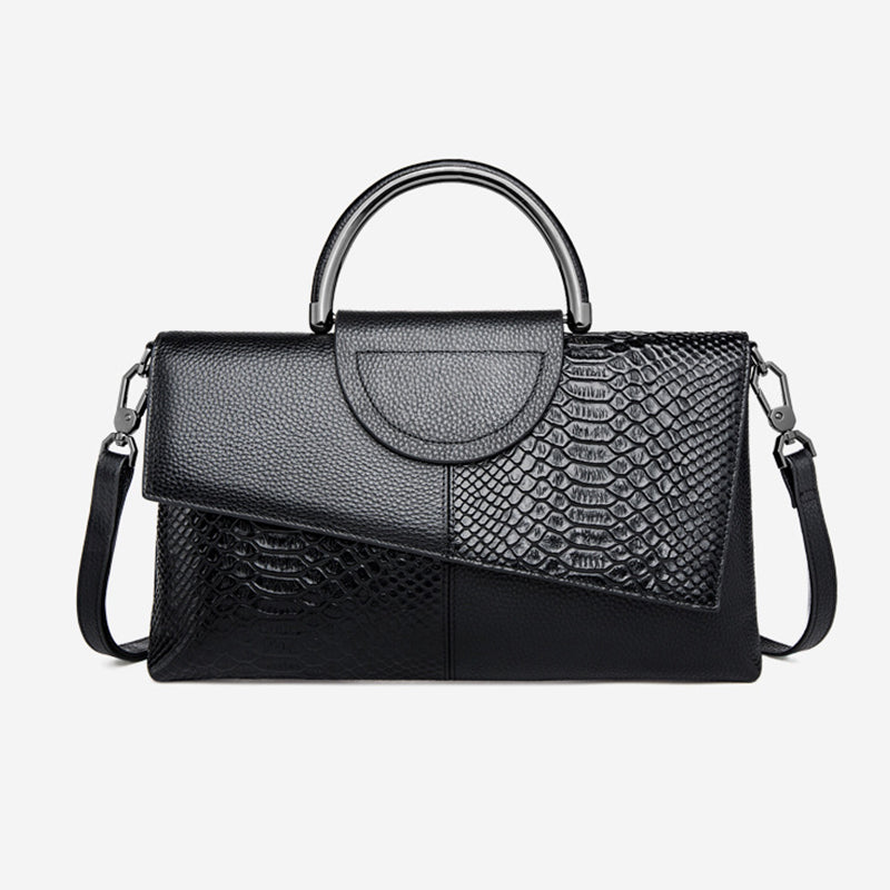 Fashionable PU Synthetic Leather Crossbody Bag Casual Dinner Wedding Alligator Pattern Shoulder Han 4