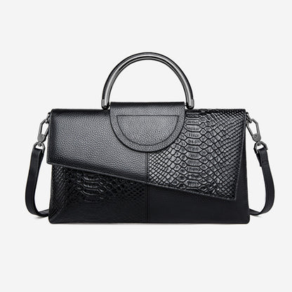 Fashionable PU Synthetic Leather Crossbody Bag Casual Dinner Wedding Alligator Pattern Shoulder Han 4