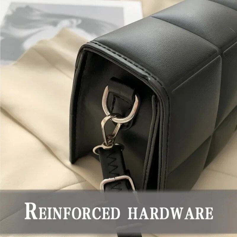 Classic Handle Handbag Women Small PU Leather Crossbody Bag Fashion Designer Shoulder Bag 3