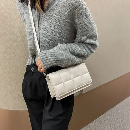Classic Handle Handbag Women Small PU Leather Crossbody Bag Fashion Designer Shoulder Bag 5