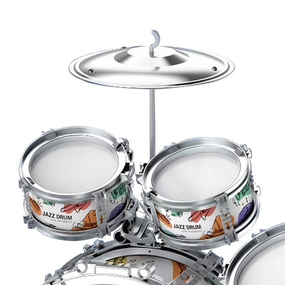 Toddler Jazz Drum Kit Kids Drum Set With Stool Pedal Percussion Musical Instruments Early Education 1