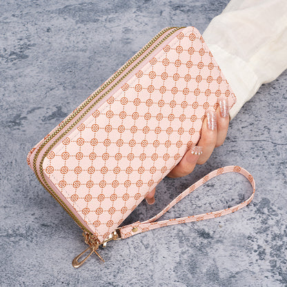 New Flower Purse For Women Clutch Bag Coin Purse Zipper Wallet Multifunctional Card Bag 5