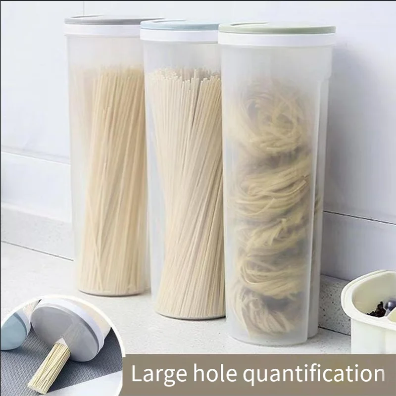 Noodles Sealed Can Storage Box Food Grade Plastic Kitchen Organizer Divided Can Storage For Kitchen 2