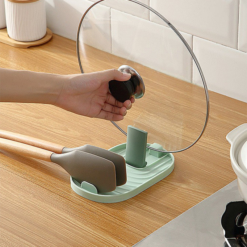Practical Multifunctional Utensils, Polychrome Foldable Nordic Style Pot Holder for Kitchen