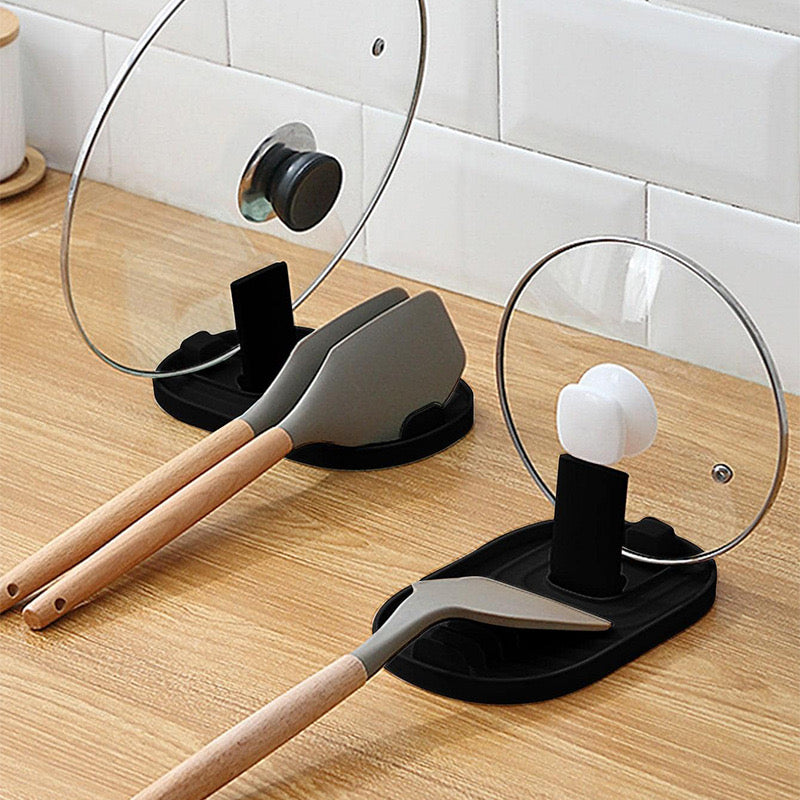 Practical Multifunctional Utensils, Polychrome Foldable Nordic Style Pot Holder for Kitchen