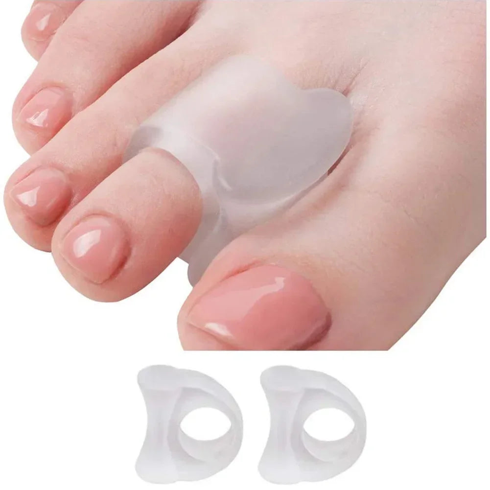 Toe Separator Correction Pad, Silicone Foot Care Tool, Bunion Guard for Orthopedic Use
