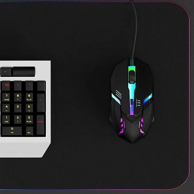 Ergonomic Gaming Mouse for Laptop and Desktop, Latest High-Quality USB RGB Backlit
