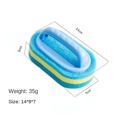 Dish Soap Household Cleaning Brush Kitchen And Bathroom Scrubbing Sponge Durable Handle 5
