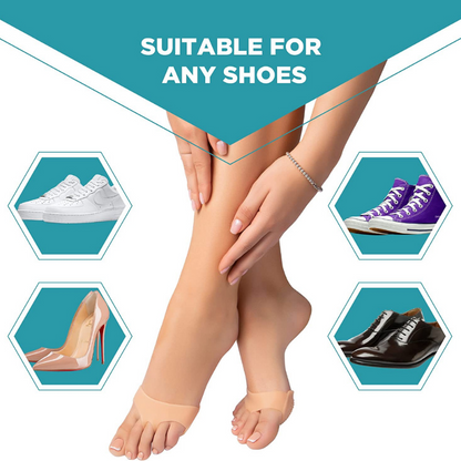 Orthopaedic Foot Protector, Silicone Gel Insoles Toe Separator for Hallux Guard Cushion