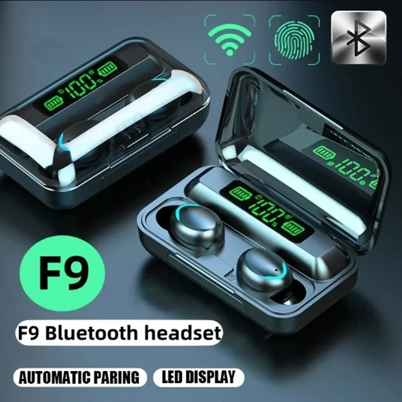 Wireless Bluetooth Earphones Stereo Sports Earbuds Headset With Mic Hands Free Hearing Aids Wireles 1