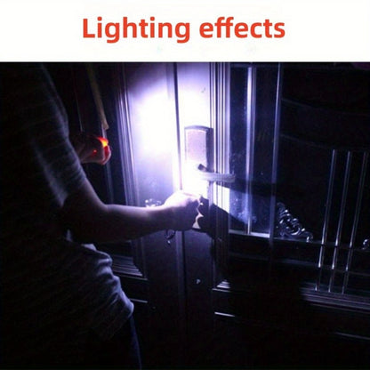 Portable USB Rechargeable LED Micro Pocket Flashlight, Waterproof Keychain Flashlight for Outdoor Hiking, Camping,