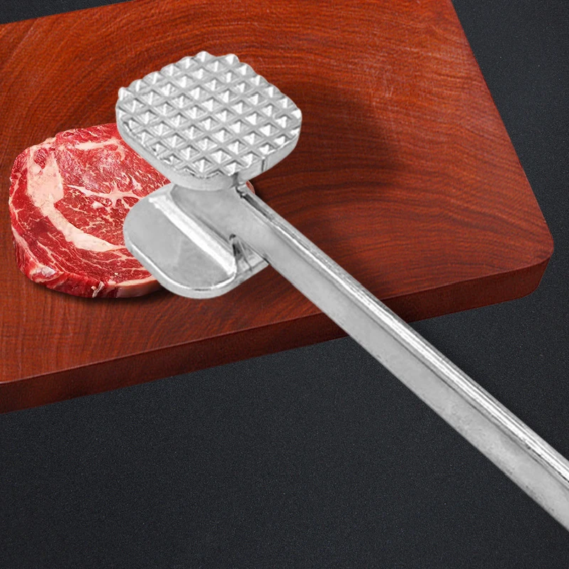 Aluminum Alloy Doublesided Meat Tenderizer Kitchen Hammer For Steak Pork And Minced Meat 1
