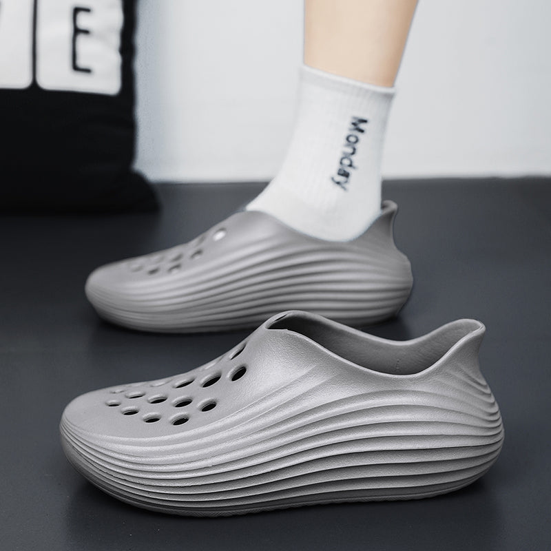 Comfortable Casual Walking Sneakers For Men Fashion Lightweight Beach Sandals Breathable EVA Summer 4