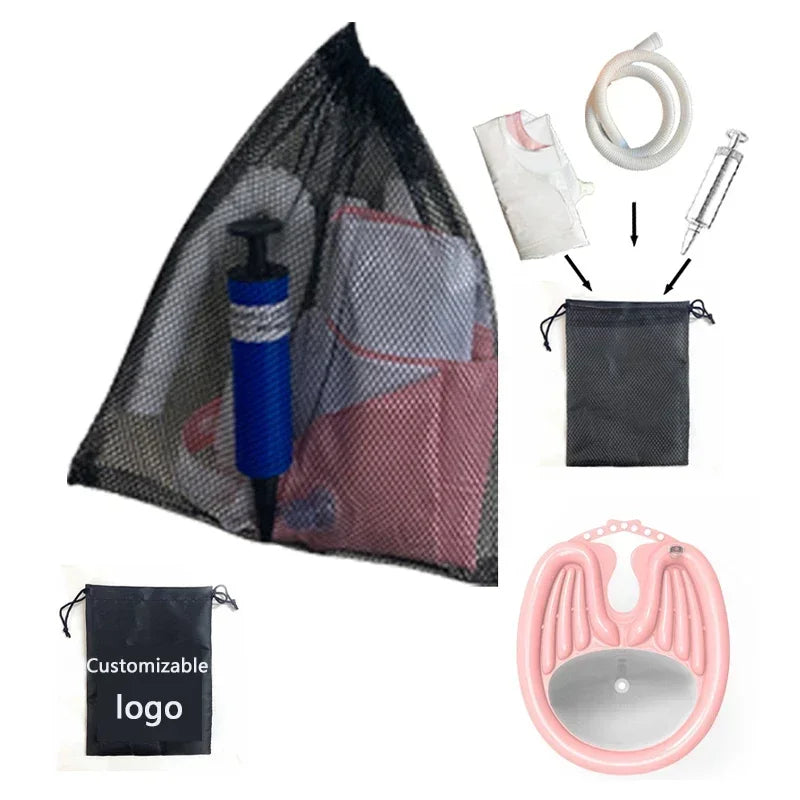 Portable Hair Washing Basin, Foldable PVC Inflatable Shampoo Pad, Spa Tub for Pregnant Women, Elderly, Deflate Shampoo