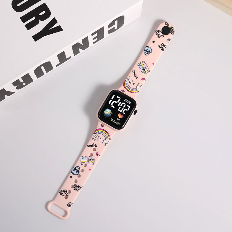 New Stitch Children Watches Hello Kitty Digital Watch For Girls Inteligente Para Ninos Reloj Infant 5